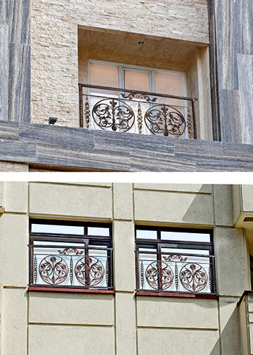 window fencing decorative sample
