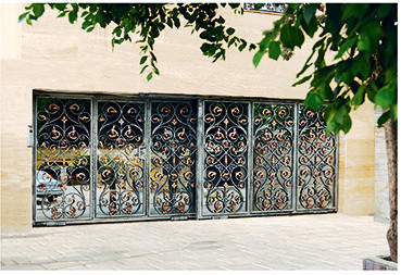 Wrought iron cage