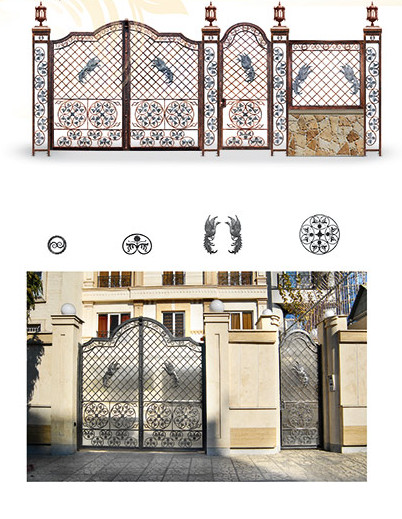 ornamental cast iron gate