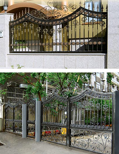 تصاميم البوابة الحديد المطاوع-الأبواب