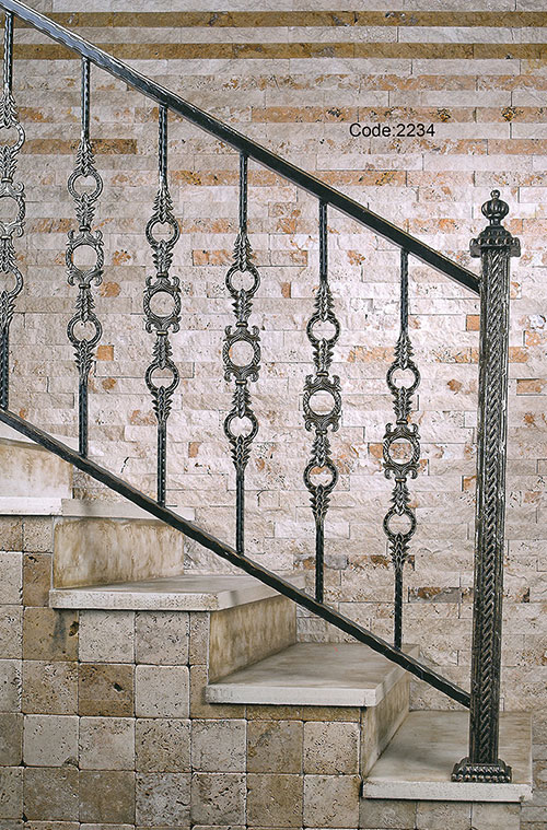 Stair railing Iron stair spindles