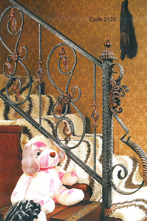 residential wrought iron stair railing