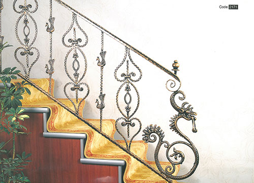Stairs Grilled, Wrought Iron