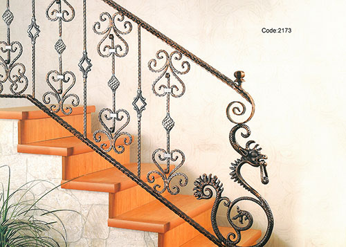 Ornamental stair railings