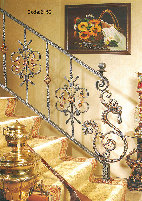 Ornamental Iron Stair Rails and Railings