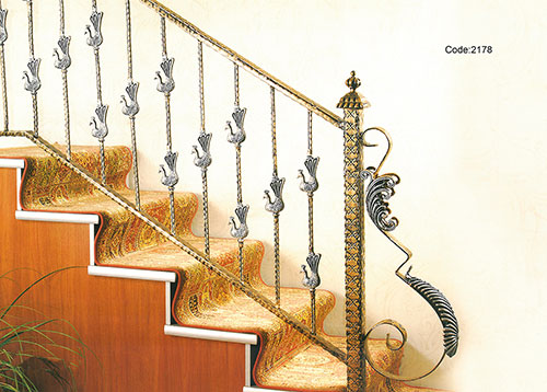 iron Stair Rail Remodel Gallery