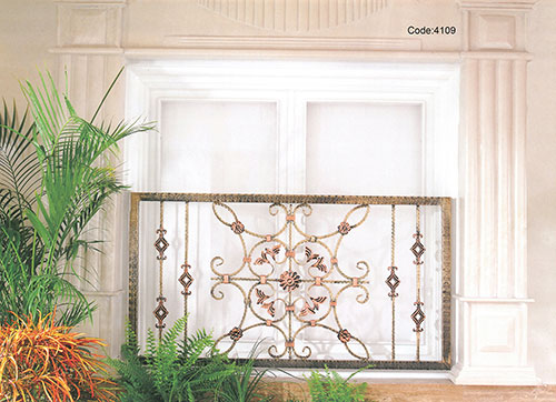 French wrought Iron window grill