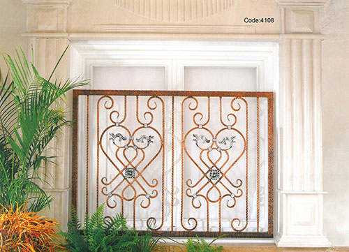 WROUGHT IRON WINDOW GRILLES
