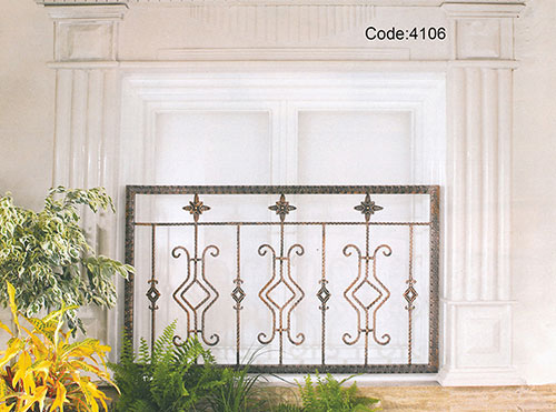 antique Wrought Iron Window Grill
