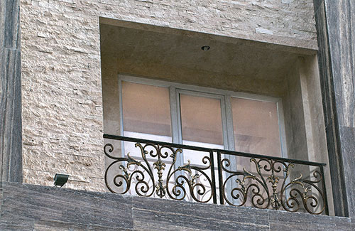 wrought iron balcony railings