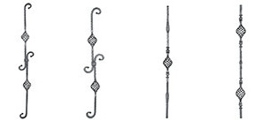 Wrought Iron Forged Balusters