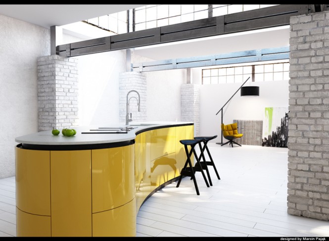 آشپزخانه زرد